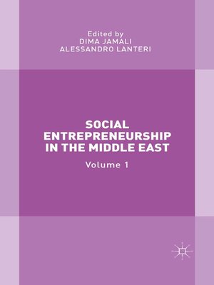 cover image of Social Entrepreneurship in the Middle East